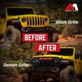 thumbnail image 6 of AMERICAN MODIFIED Demon Grille w/Red Lights for 18-21 Wrangler/Gladiator, 6 of 8