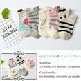 thumbnail image 2 of Kids Socks 8-10 Years Old, LOFIR Girls Ankle Socks Soft Cotton Animal Pattern Novelty Cute Funny Ankle Socks for Big Boys & Girls 8-11 Years, 5 Pairs, 2 of 5