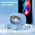 thumbnail image 5 of HOZVOMI Wireless Earbuds Mini Bluetooth 5.3 Headphones, Lightweight with Microphone, IPX7 Waterproof, LED Display Charging Case, Touch Control, 25H Playback for TV, Phone, PC, Laptop, 5 of 7