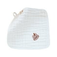 thumbnail image 5 of 1Pc/5Pcs Cotton Square Towel for Baby, Cartoon Newborns Mouth Wipe Cloth 6-Layer Infants Burping Cloths 25x25cm, 5 of 5