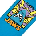 thumbnail image 4 of Cool  Socks, 70's Classic Movies Theme Fun Socks for Men, Jaws Shark Fun Print, 4 of 6
