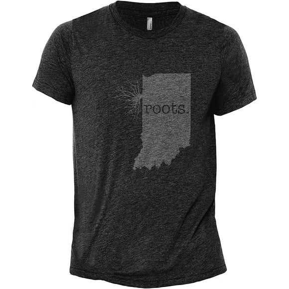 Thread Tank Home Roots State Illinois Mens Modern Fit T-Shirt Printed Graphic Tee