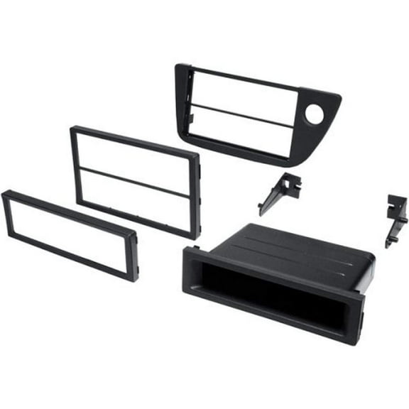 American International RSX Single DIN Dash Kit Used in ab, Black ACUK864