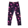 thumbnail image 4 of Swuxness Girls Elastic Leggings, Kids Fall Long Pants, Girls Print Elastic Waist Soft Active Running Leggings for Kids Hot Pink, 6-7 Years, 4 of 4