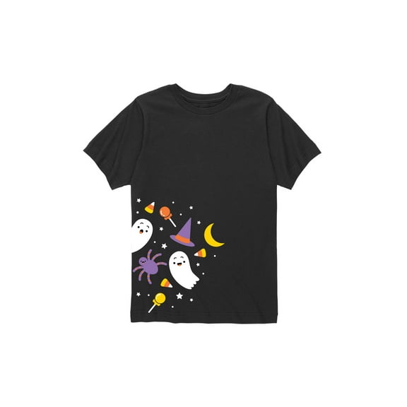 Instant Message - Halloween Items Side Hit - Youth Short Sleeve Tee