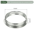 thumbnail image 2 of Uxcell 2 Pcs 6 Inch Duct Connector Flange, Round Galvanized Steel Air Ducting Mounting Plate Great for Heating Cooling Ventilation, Silver Tone, 2 of 6