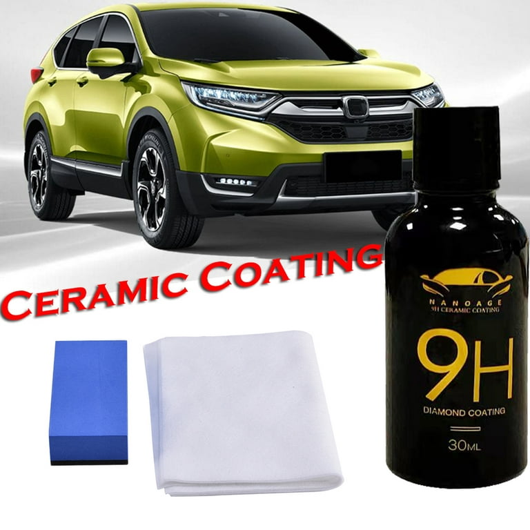 Nano Bond Ceramic Coating Pro Premium Car Care Kit 9H High Gloss Paint 30ml