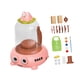 thumbnail image 3 of Torno de cerámica eléctrico para niños, máquina interactiva para formar cerámica. rosa, 3 of 9