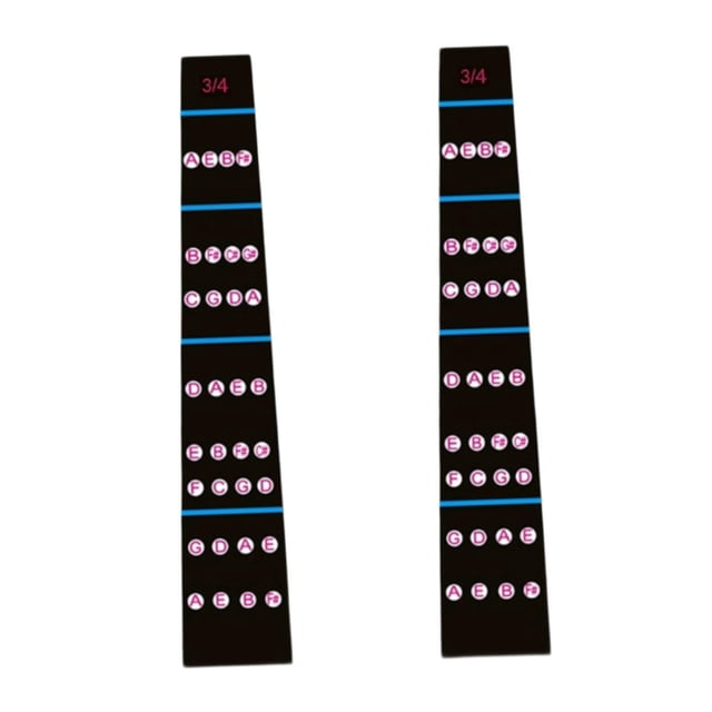 kowaku 2 Pieces Finger Guide Stickers Parts Music Note Stickers Fretboard Note Stickers Style B
