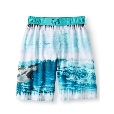 Wonder Nation - Wonder Nation Graphic Swim Trunk (Little Boys & Big ...