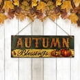 thumbnail image 2 of Lovely Autumn Fall Wood Plaques Wall Hanging Sign Thanksgiving Harvest Décor - Autumn, 2 of 6