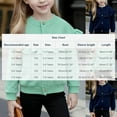 thumbnail image 3 of Cowsor Toddler Girls Cardigan Sweaters Kids Ruffle Sweater Jacket Long Sleeve Button Down Knitted Warm Coats, 3 of 7
