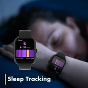 3Plus Vibe Lite BT (Bluetooth Calling) Smartwatch Black - Unisex