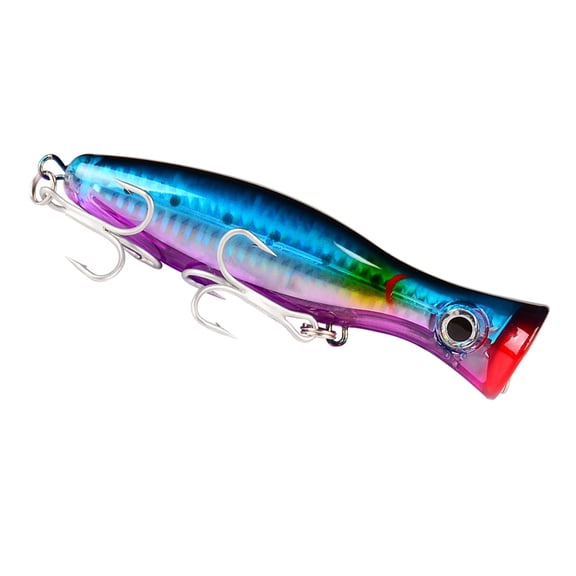 ROZYARD Big Popper Crankbait Fishing Baits with Hook for Trout Fishing Tackle