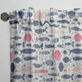 thumbnail image 3 of Designart 'Costal Life Form IX' Nautical & Coastal Curtain Panel, 3 of 5