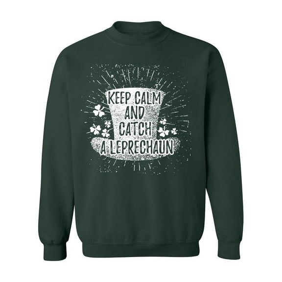 Catch A Leprechaun Sweatshirt Men -Image by Shutterstock, Male 3X-Large
