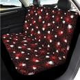 thumbnail image 3 of Uorisanigo Halloween Spider 14 Pieces Automotive Seat Cover Car Headrest Cover and Steering Wheel Cover Armrest Cover Car Auto Seat Belt Cover and Keychain Comfortable Elastic Fit Cars,SUVs, 3 of 6