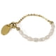thumbnail image 1 of Anillo de cola femenina con cadena suave ajustable elástico de perla pequeña estilo temperamento Simple, 1 of 5