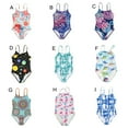 thumbnail image 4 of 4-8T Little Girls Swimsuit Printed One-Piece Adjustable Swimwear Kids Bathing Suit with UPF 50+ Sun Protection, 4 of 4