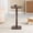 Espresso, variant on MH London Destiny Solid Mango Wood Pedestal End Table, Accent Drink Table, 12 x 12 x 22 in, Mid Tone Honey