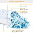 thumbnail image 5 of (YYL-Design)-- Cooling Memory Foam Pillow Ventilated Soft Bed Pillow With Cooling Gel Infused Memory Foam Machine Washable, 5 of 10