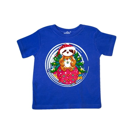 

Inktastic Christmas Sloth Gift Toddler Boy or Toddler Girl T-Shirt