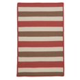 thumbnail image 1 of Colonial Mills TR99R036X036S Tapis Carré 3 Pi. à Rayures, Terracotta, 1 of 1