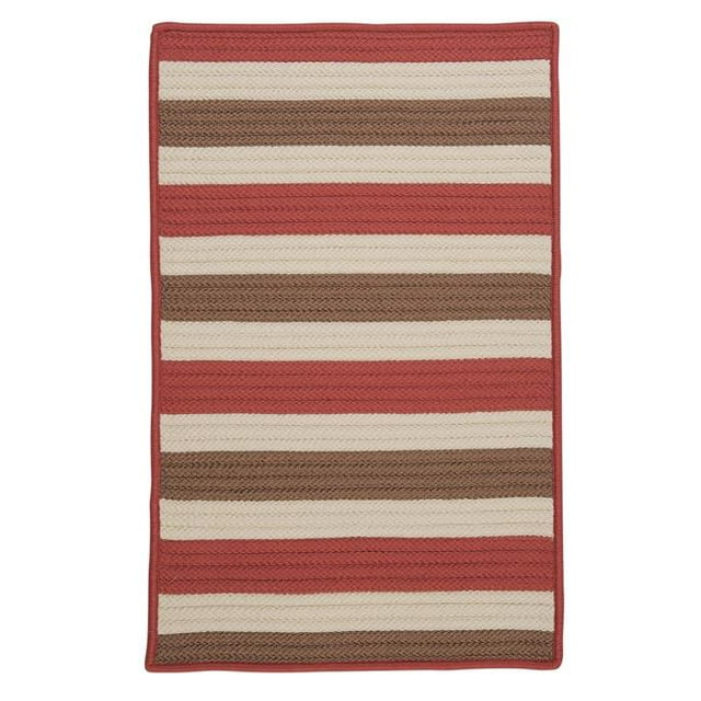 Colonial Mills TR99R036X036S Tapis Carré 3 Pi. à Rayures, Terracotta