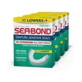 thumbnail image 1 of Sellos adhesivos para dentaduras Sea-Bond Secure Fresh Mint, 30 unidades x 4, 1 of 6