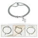 thumbnail image 5 of Pulsera cruzada de acero inoxidable para hombre, pulsera de cuerda de doble capa, pulsera decorativa, 5 of 8