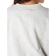 thumbnail image 6 of Celebrity Pink Women's and Women's Plus Oversized Boyfriend Sweatshirt, Sizes XS-4X, 6 of 15
