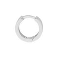 thumbnail image 2 of 14k White Gold 10.50x3.45mm Round Hoop Earrings Hoop Earring for Women, 2 of 2