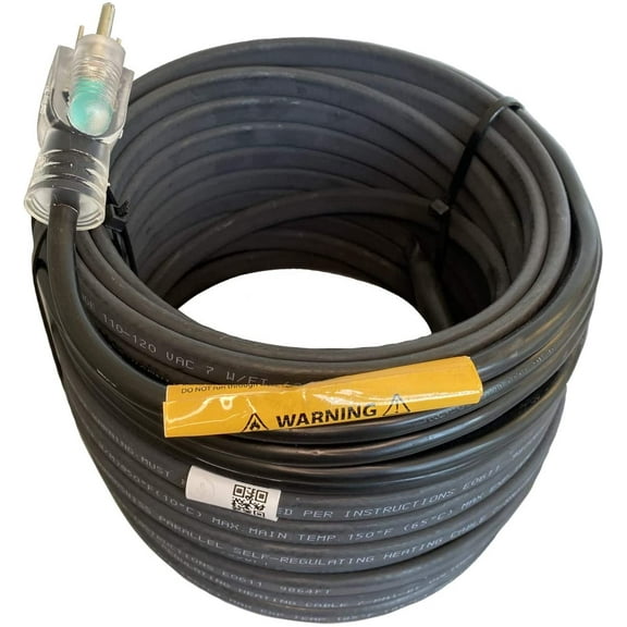 RoofMate Heating Cable for Roof&Gutter De-Icing (120V, 6 Ft)