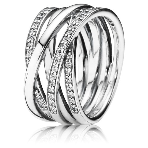 Pandora Ring Entwined - Clear Cubic Zirconia