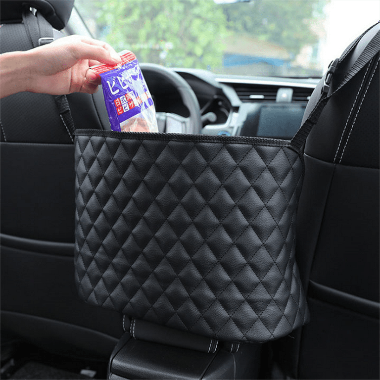 Multifunctional Car Back Seat Car Storage Box Under Seat Storage Box Tissue  Box Auto Back Seat Bag Decoration Accessories