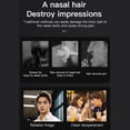 thumbnail image 6 of Nose Hair Trimmer Eyebrow and Facial Hair Trimmer USB Charging Easy Cleansing for Comfortable Grooming, 6 of 8
