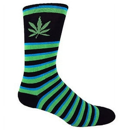 MOXY Socks Premium Kushy Haze Skater Crew Socks  Black/Green/Blue price history on PriceWatchPro