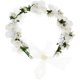 thumbnail image 1 of KAKOWELY Tocado de novia con corona de flores, diadema de novia, tocado de novia, tocado floral, 1 of 4