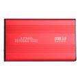 thumbnail image 2 of Caja de disco duro USB 3.0 de 3 TB Caja móvil SATA HDD SSD de 2,5 pulgadas (Rojo), 2 of 7