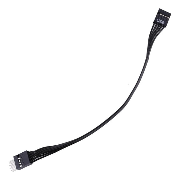 Yammee Flexible 9-Pin USB2.0 Extension Cord MB USB 9-pin Internal Male To Female Cable
