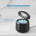 thumbnail image 3 of Toyanc 45kHz Ultrasonic Retainer Cleaner Machine - Professional Dental Pod for Aligners, Dentures, Night Guards, Mouthguards, 200ml Stainless Steel, Matte Blackk, 3 of 12