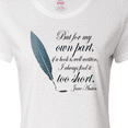 thumbnail image 4 of Inktastic Jane Austen Book Quote Women's T-Shirt, 4 of 5