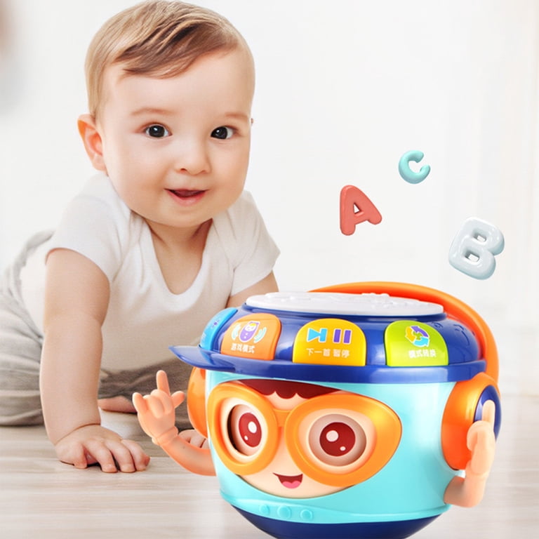 HEROOY Upgraded 0-1 Year Old Baby Early Education Hand Clap Drums - Main Image