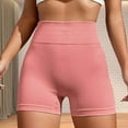 thumbnail image 5 of OSOLU Women Yoga Workout Shorts Push Up Sports Soft Tummy Control Workout Athletic Gym Bottoms Pink M, 5 of 5