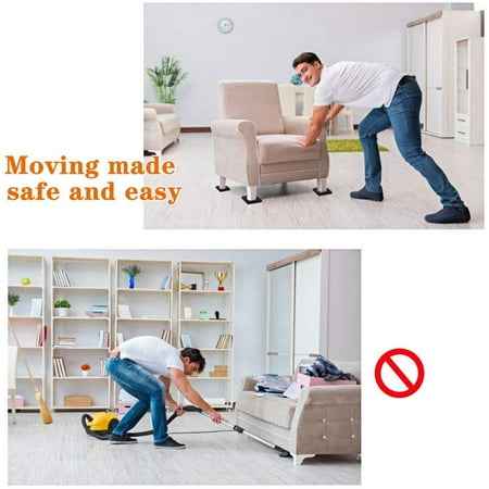 Furniture Sliders Zc5hao Moving Kit Reusable Felt Movers For Carpet And Hardwood Square Floors Pads 8 Pack 4 Canada Hardwood Square Floors Sliders Pads, Furniture Moving Pads For Wood Floors