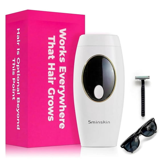 5minskin Permanent Laser Hair Removal Device at Home - Epilator Skincare Routine
