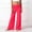3-Red, variant on Yoga Pants Girls Fold Over Low Rise Wide Leg Yoga Pants Loose Casual Girls Summer Pants Red Girls Pants Size 5-14 Years