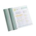 thumbnail image 2 of 10Pcs 60 Sheet Capacity Binder Paper Protector, Report Folders with Clear Cover, 2 of 11