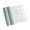 Color:gradient green, variant on 10Pcs Report Cover with Sliding Bar, 60 Sheet Capacity Plastic Binder Paper Protector, Report Folders with Clear Cover
