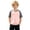 Pink, variant on Fozruso Boys Summer Short Sleeve T Shirts Basic Casual Crewneck Tee Tops School Uniform for Kids
